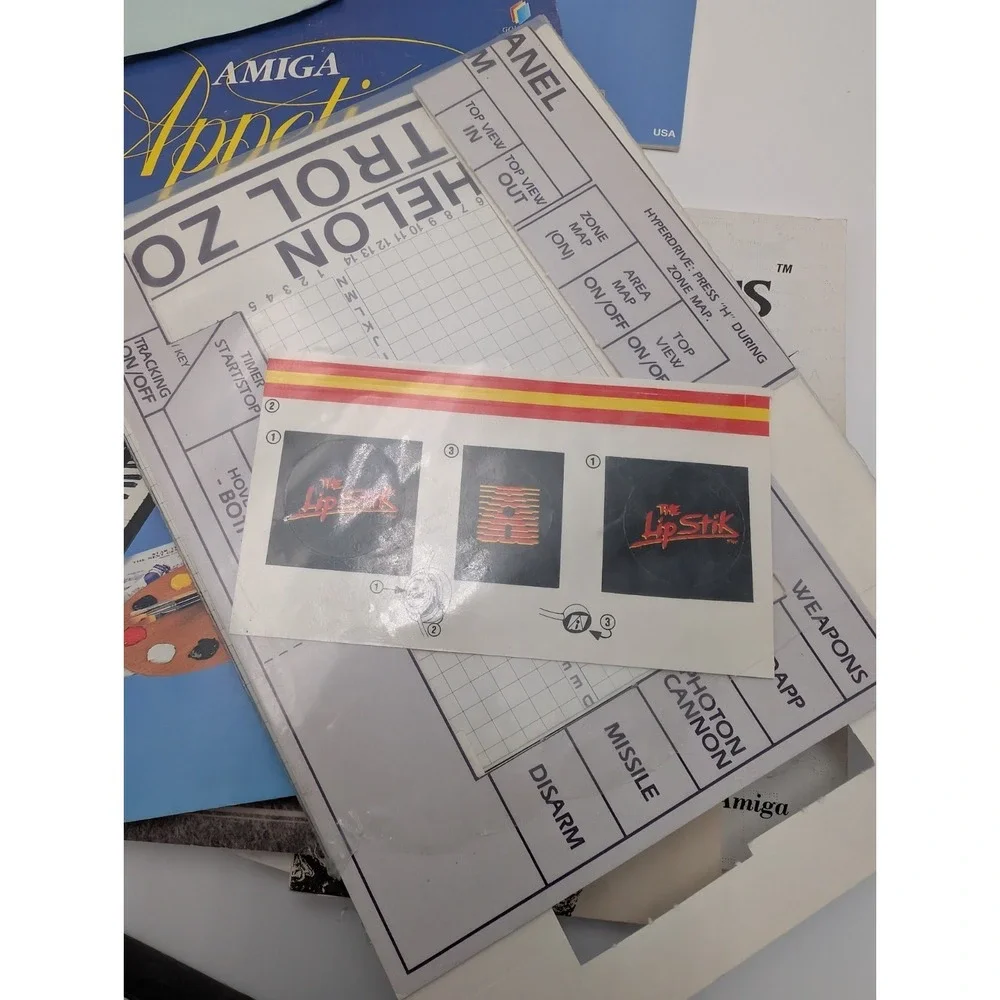 Commodore 64 Amiga Manuals Lot Immortal Lemmings Triple X Plus More